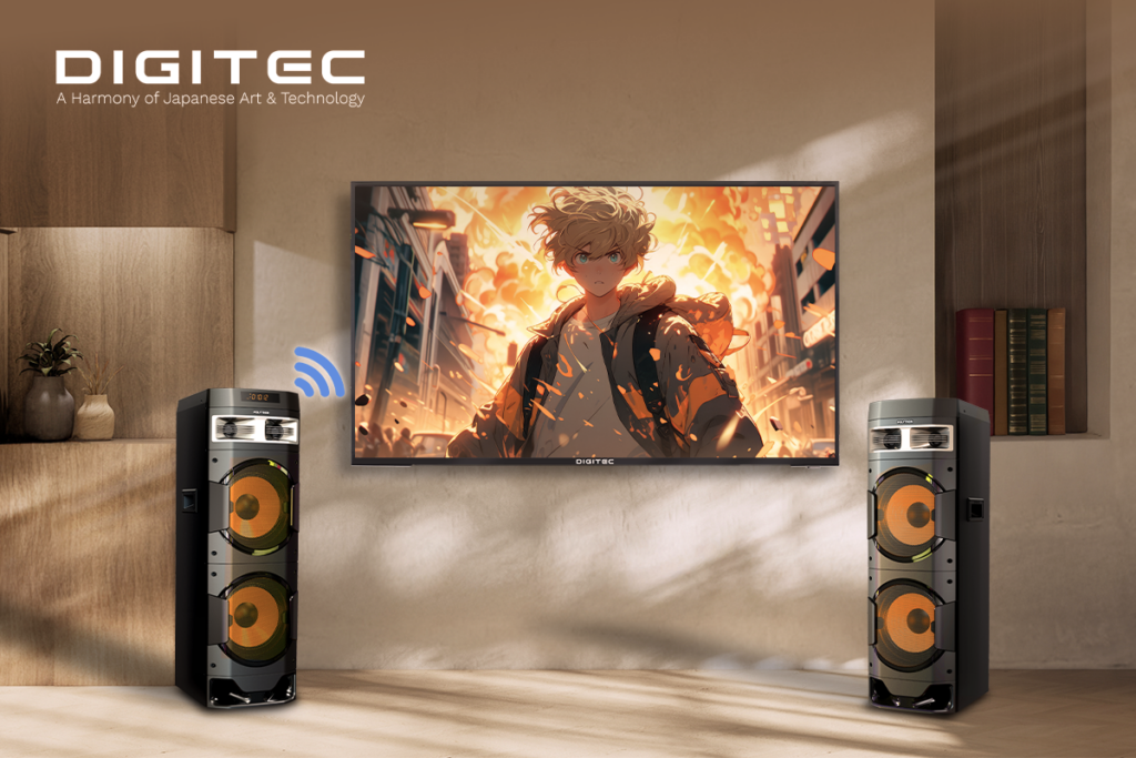 menghubungkan speaker ke tv